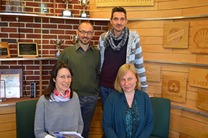 Four members of visiting faculty from Politecnico di Milano